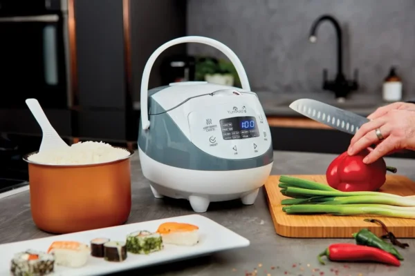 Asia Panda Mini Rice Cooker With Ninja Ceramic Bowl and Advanced Fuzzy Logic (3.5 cup, 0.63 litre) 4 Rice Cooking Functions, - Image 4