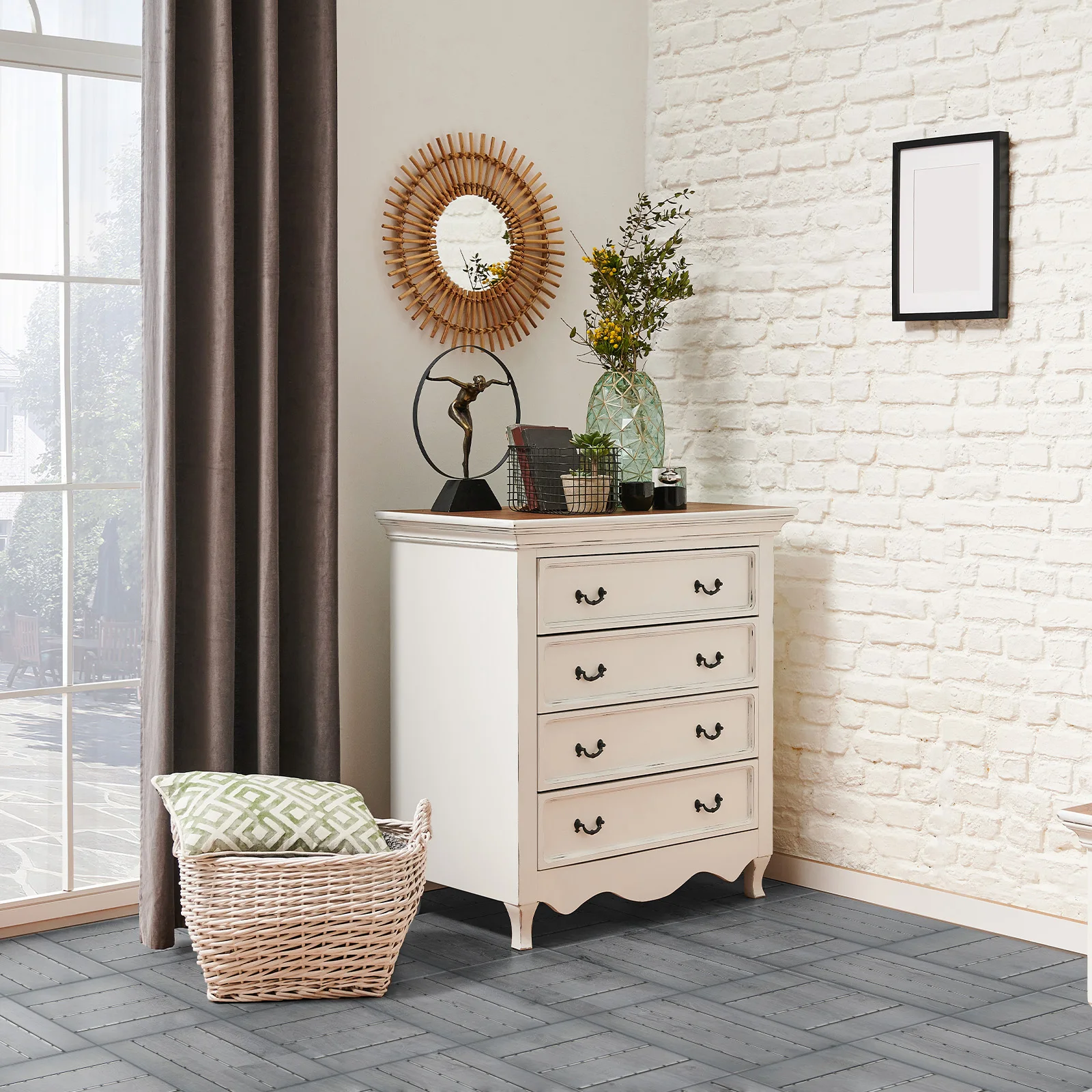 Plastic Interlocking Deck Tiles, 27 Pack, 11.8"x11.8" Waterproof Flooring Tiles for Indoor and Outdoor - Image 4