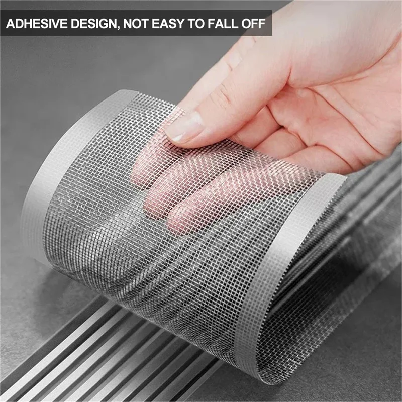 Cuttable Shower Drain Hair Catcher Self-Adhesive Floor Drain Stickers Disposable Mesh Bathroom Kitchen Sink Hair Filter - Image 8
