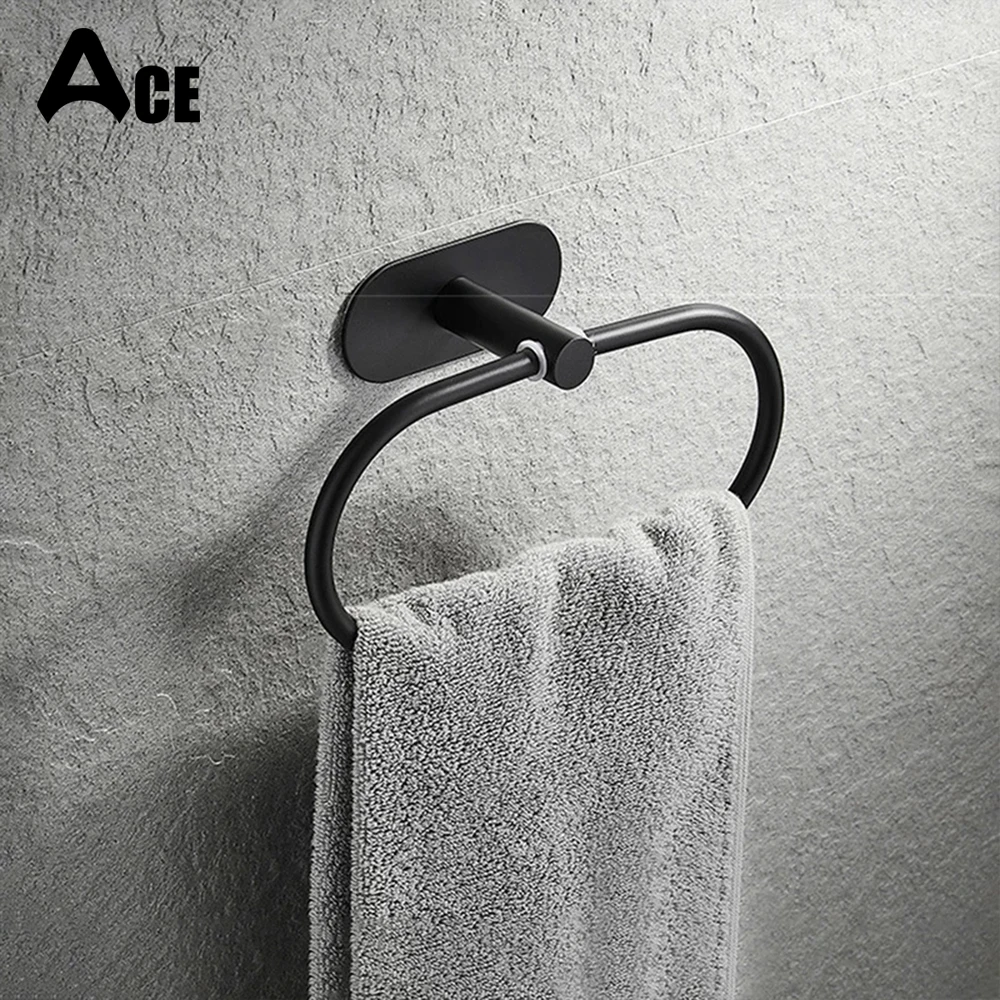 Bath Towel Bar 304 Stainless Steel Towel Rack Towel Ring Toilet Paper Holder Brushed Gold Bathroom Hardware Accessories Set - Image 8