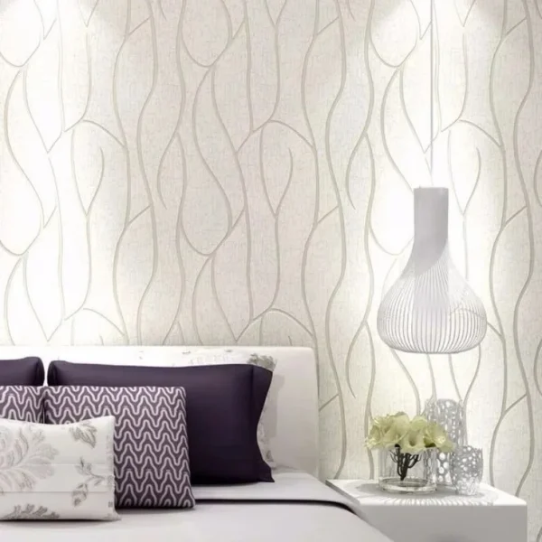 The Television Background Wall 3D Stripes Bedroom Decoration 53cm Wallpaper Non-woven Fabric Curve Room Stickers Art Home Decor - Image 4