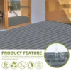 Wood Plastic Composite Patio Deck Tiles,DIY Interlocking Decking Tiles, Floor Tile,Durable, Maintenance,Waterproof,Indoor - Image 2