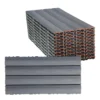 Wood Plastic Composite Patio Deck Tiles,DIY Interlocking Decking Tiles, Floor Tile,Durable, Maintenance,Waterproof,Indoor
