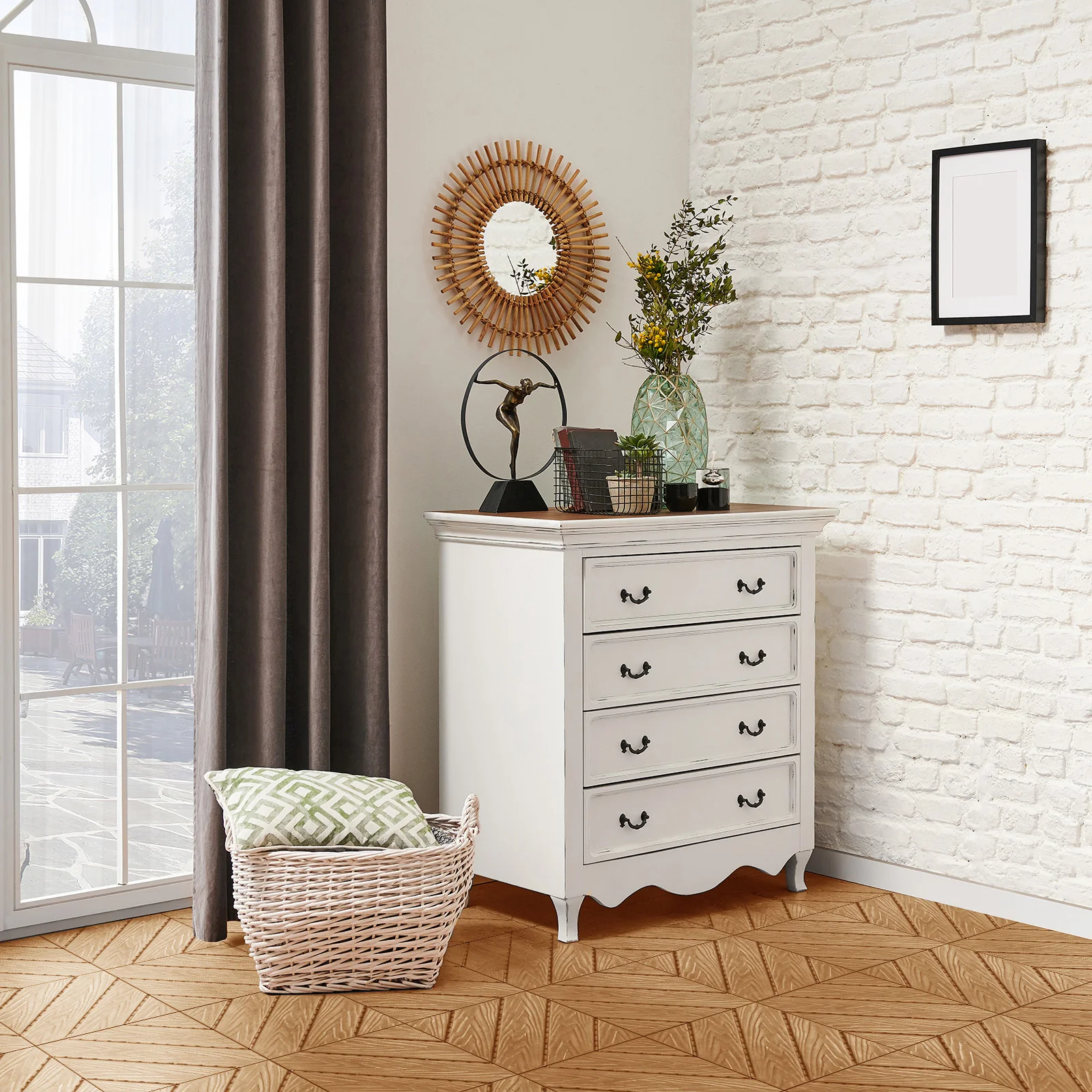 Plastic Interlocking Deck Tiles,27 Pack, 11.8"x11.8" Waterproof Flooring Tiles for Indoor and Outdoor, Patio Floor Decking Tiles - Image 5