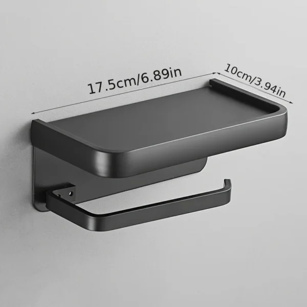 Aluminum Alloy Toilet Paper Holder Tissue Rack Bathroom Tissue Holder for Bathroom Storage Shelf Bathroom Accessories - Image 5
