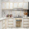 Gold Metalized Tape, Peel and Stick Decor Sticker with Shiny Mirror-Like Finish for Detailing Accent Wall, Graphic Art, Wardrobe - Image 2
