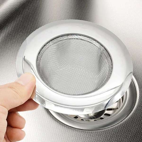 Hair Catcher Stopper Stainless Steel Bathtub Shower Drain Hole Filter Trap Metal Wire Sink Strainer Kitchen Bathroom Accessories - Image 2
