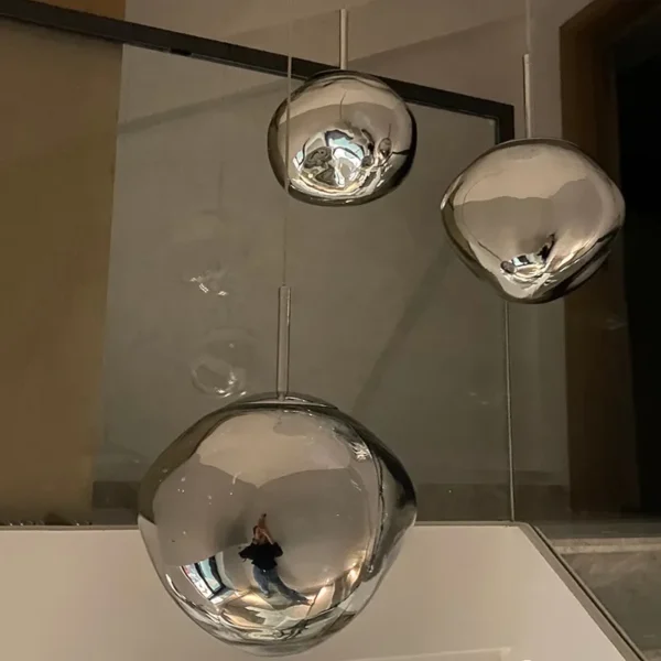 Modern Glass Pendant Light Nordic LED Lava lustre Dining Room Living Room Cabinets Home Decor Hanging Lamps Ceiling Chandelier - Image 5